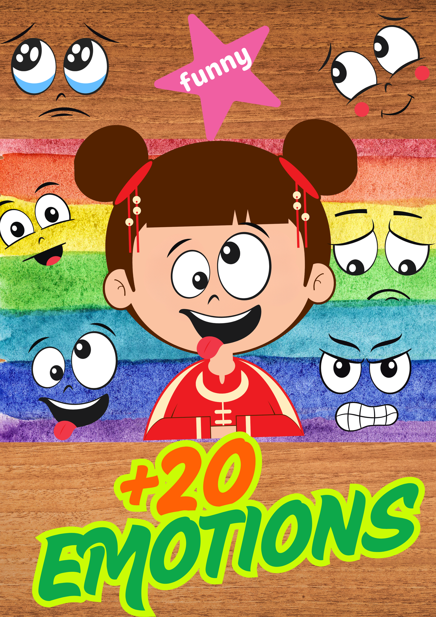 Kids emotions activity + FREE Animal coloring book